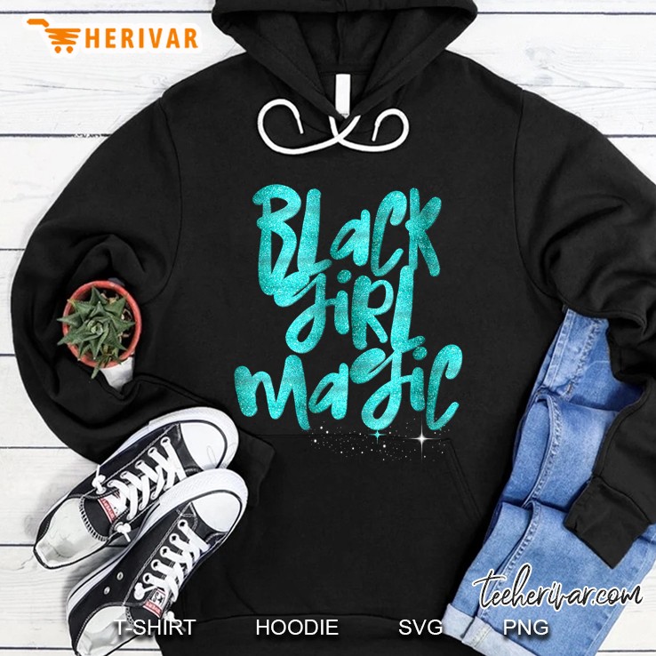 Black Girl Magic Glam African Queen Melanin Hoodie