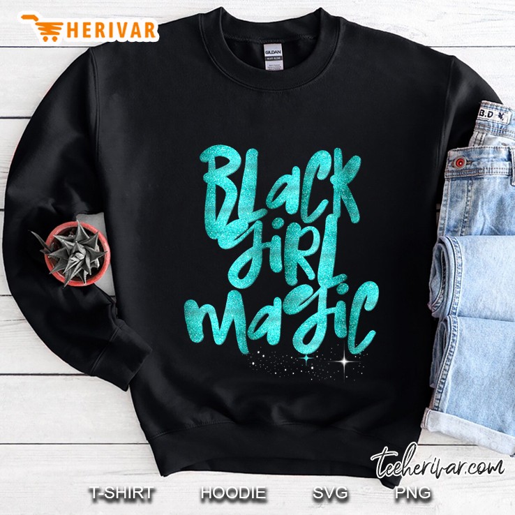 Black Girl Magic Glam African Queen Melanin Sweatshirt