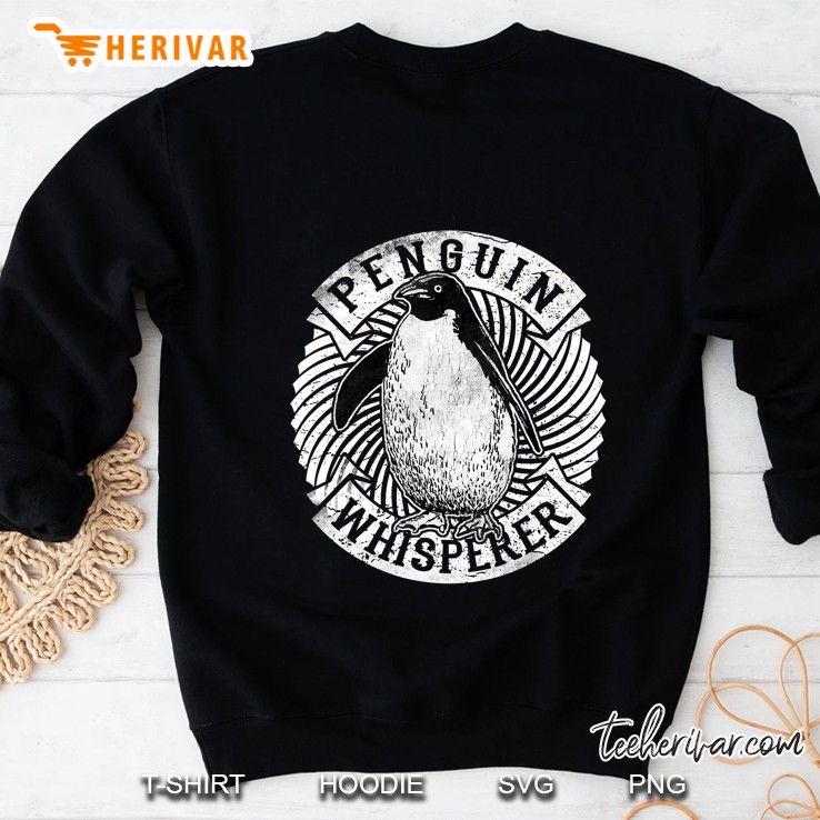 Penguin Whisperer Antarctica Animals Sweatshirt