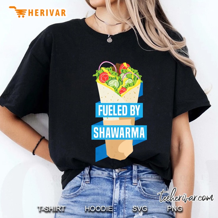 Fueled By Shawarma Sandwich Ladies Tee