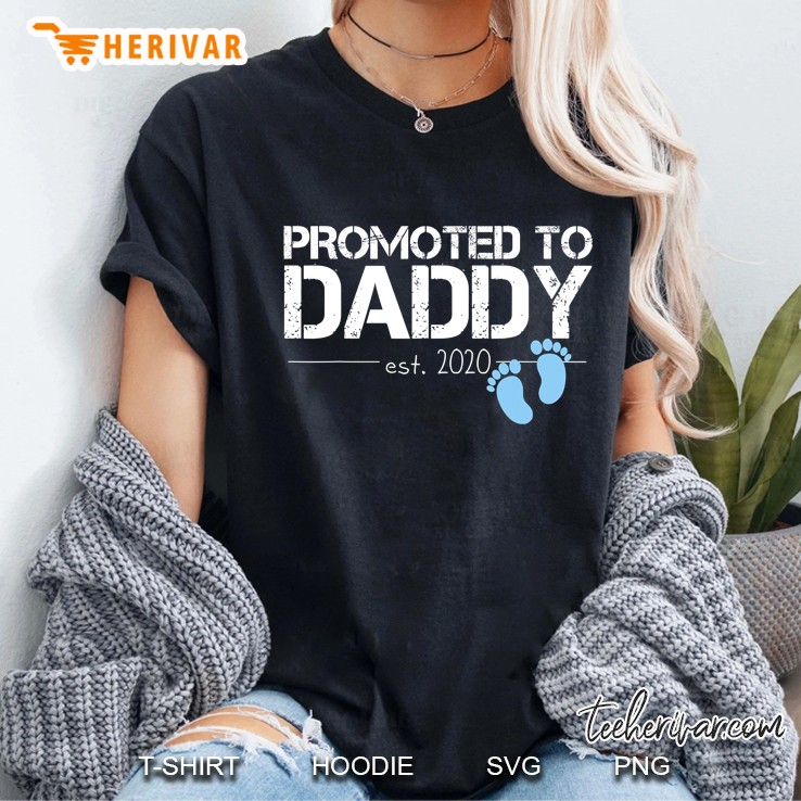 Promoted To Daddy Est 2020 Ladies Tee