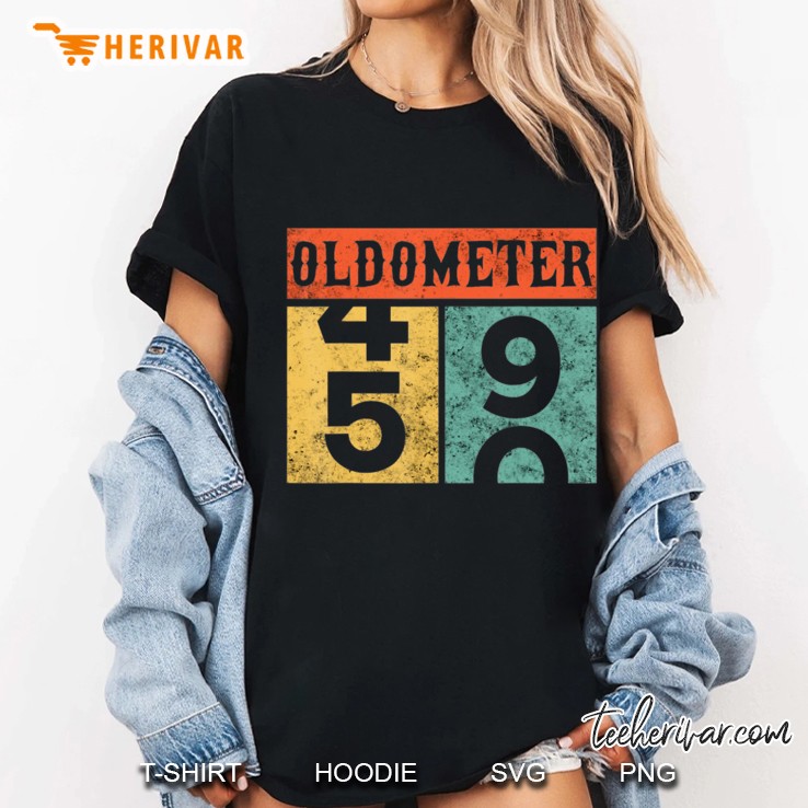 Oldometer 49-50 50Th Birthday Vintage Version Ladies Tee