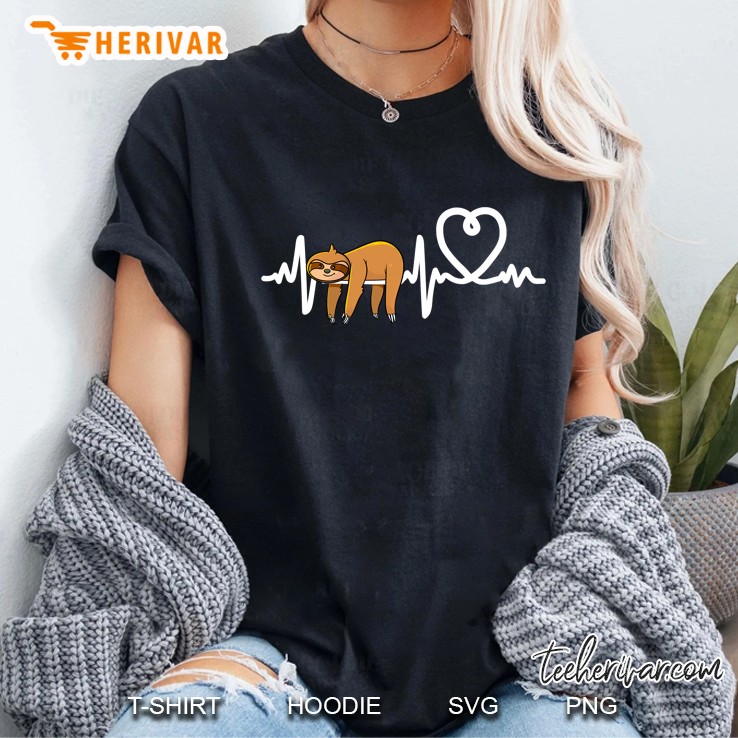 Sloth Heartbeat Ladies Tee