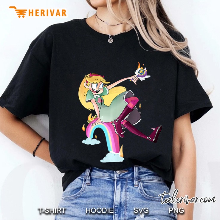 Star Butterfly Vs The Forces Of Evil Ladies Tee