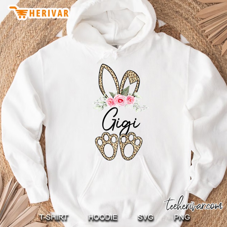 Gigi Leopard Bunny Floral Version Hoodie