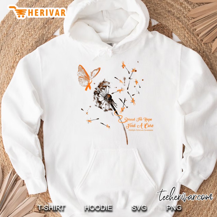 Spread The Hope Find A Cure Multiple Sclerosis Awareness Hoodie