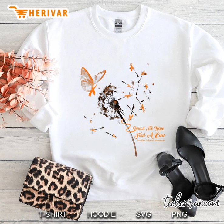 Spread The Hope Find A Cure Multiple Sclerosis Awareness Sweatshirt