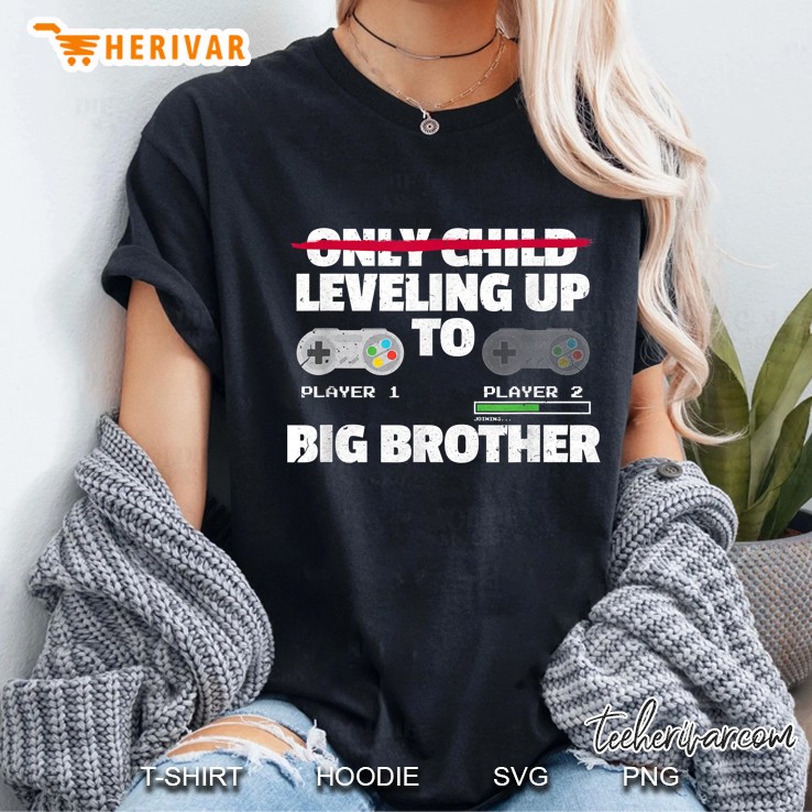 Leveling Up To Big Brother Game Controller Version Ladies Tee