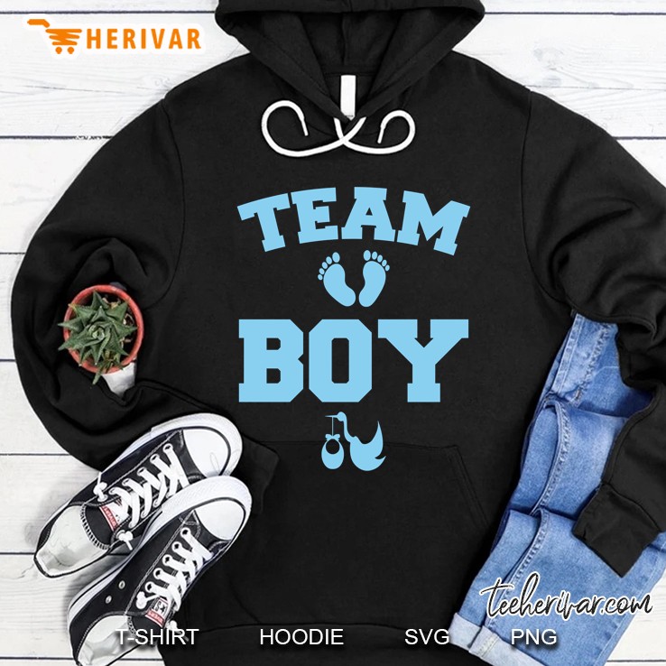 Team Boy Gender Reveal Version2 Hoodie