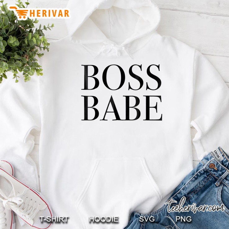 Boss Babe Funny Quote Hoodie