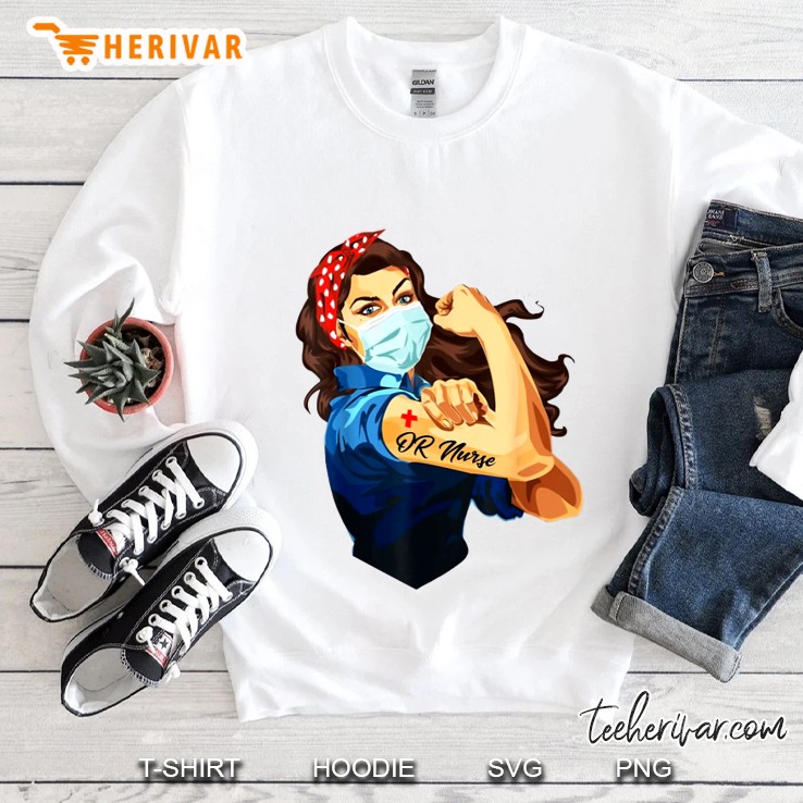 OR Nurse Strong Women Coronavirus Version Sweatshirt