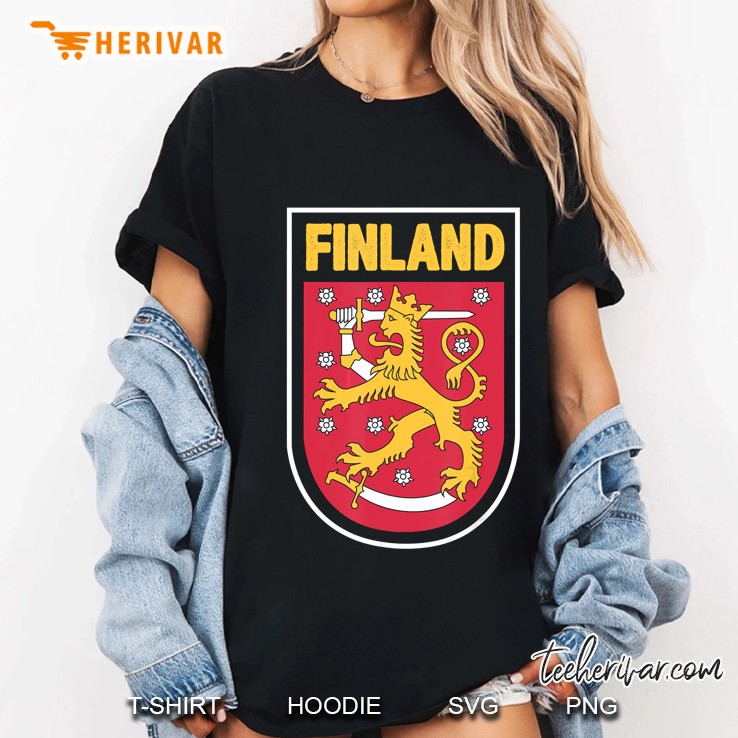 Finnish Flag Suomi Finland Ladies Tee