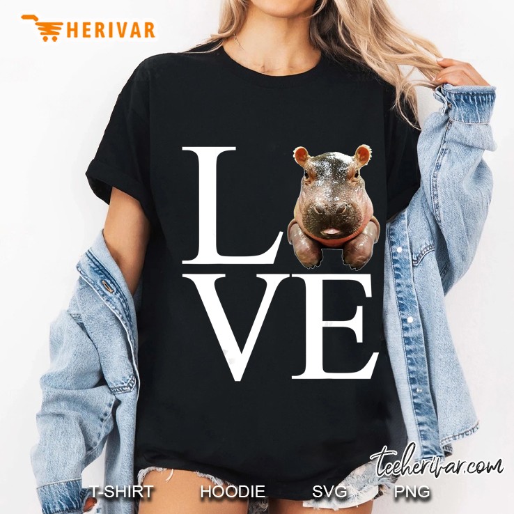 Love Fiona The Hippo Version Ladies Tee