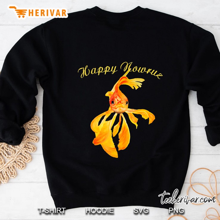 Happy Nowruz Persian New Year Goldfish Isolated Sweatshirt
