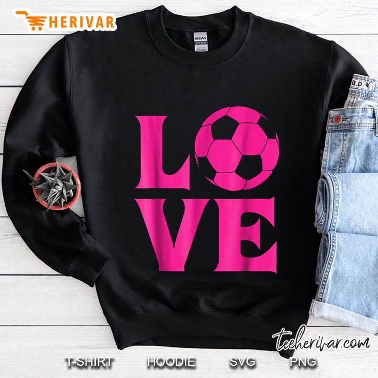 I Love Soccer Sweatshirt