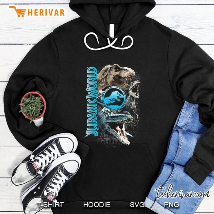 Jurassic World Two Dinosaur Logo Hoodie