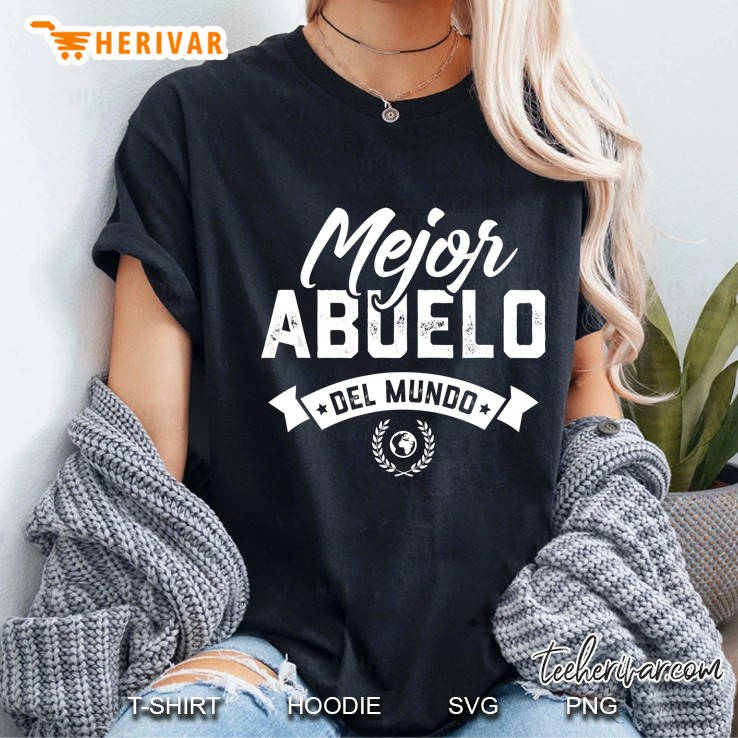 Mejor Abuelo Del Mundo Ladies Tee