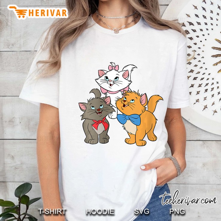 Girls Marie Cat Cartoon Ladies Tee