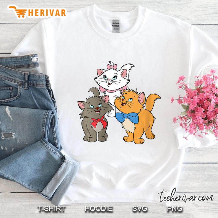 Girls Marie Cat Cartoon Sweatshirt