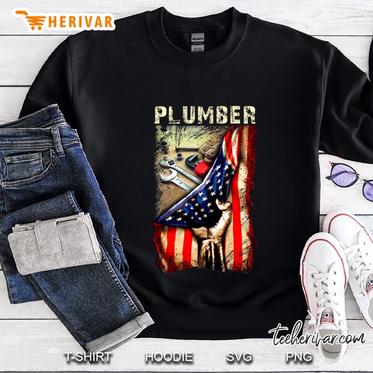 Plumber American Flag Version Sweatshirt