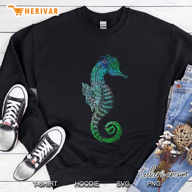 Colorful Seahorse Sweatshirt