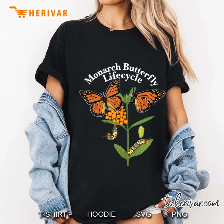 Monarch Butterfly Lifecycle Ladies Tee