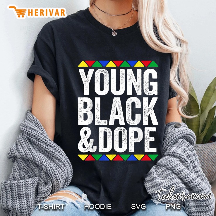Young Black & Dope Black Pride Ladies Tee