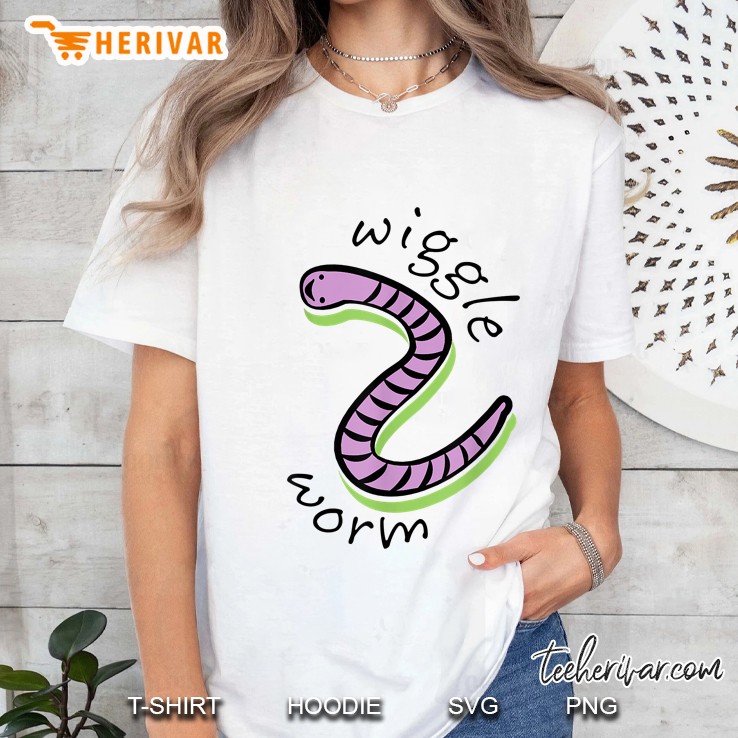 Cute Wiggle Worm Ladies Tee