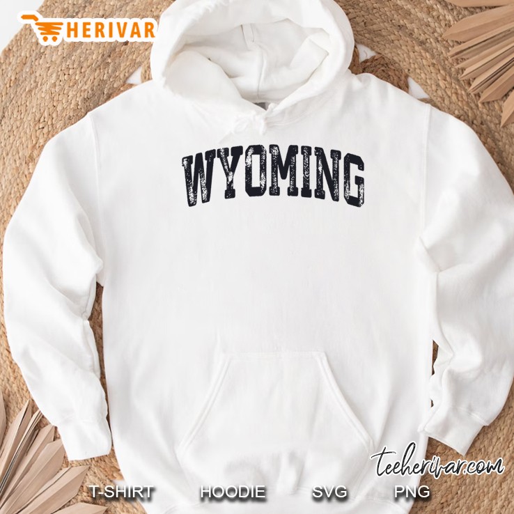 Wyoming Grunge Version Hoodie
