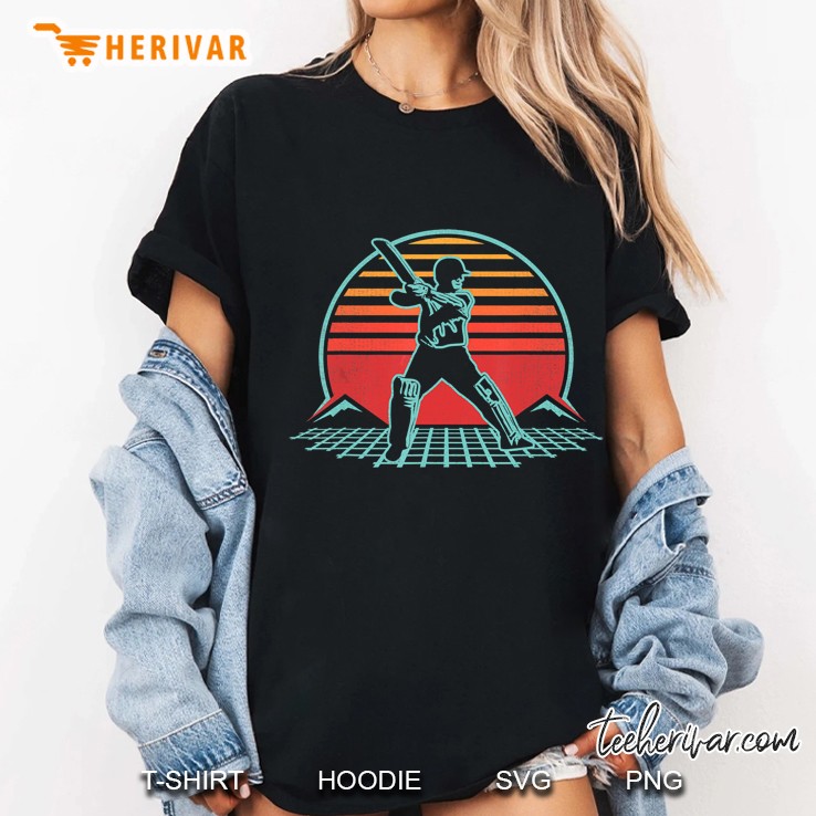 Cricket Player Vintage Version Ladies Tee