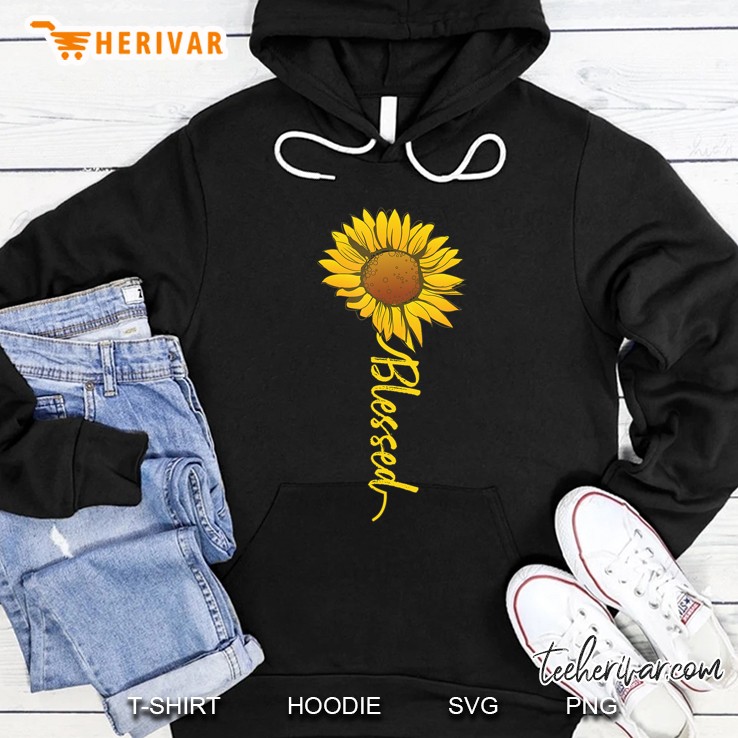 Cute Sunflower Blessed Hoodie
