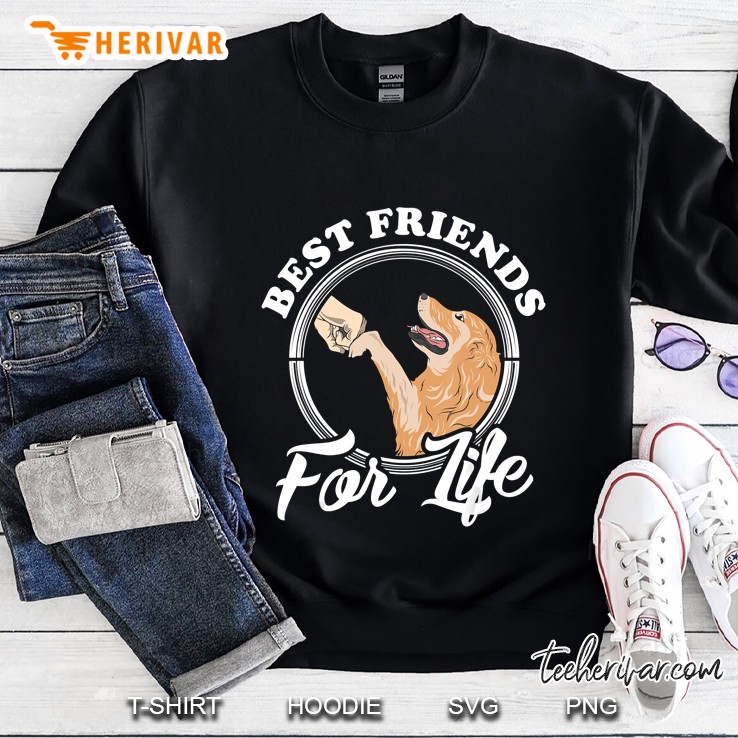 Best Friends For Life Golden Retriever Version Sweatshirt