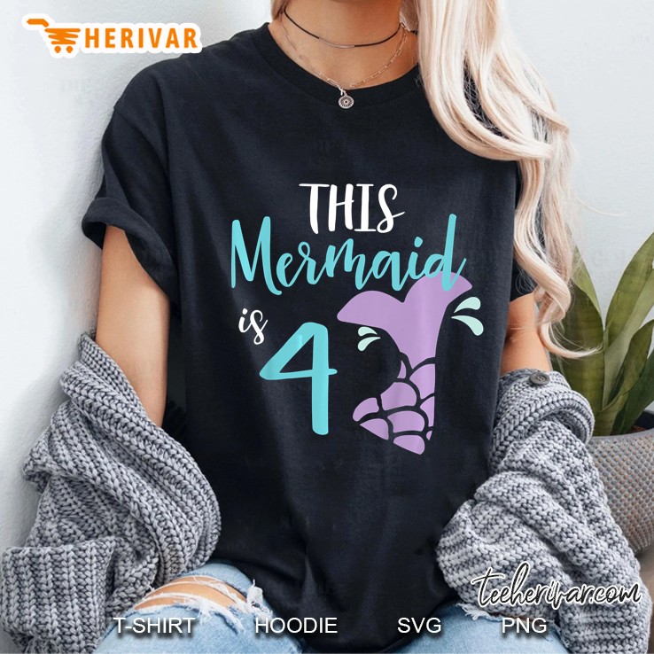 This Mermaid Is 4 Ladies Tee