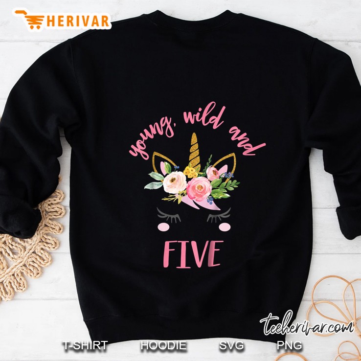 Young Wild And Five Unicorn Head Version Sweatshirt