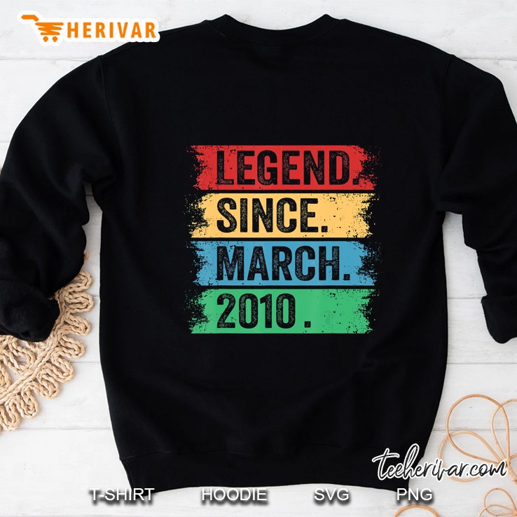 Legend Since March 2010 Vintage Version Sweatshirt