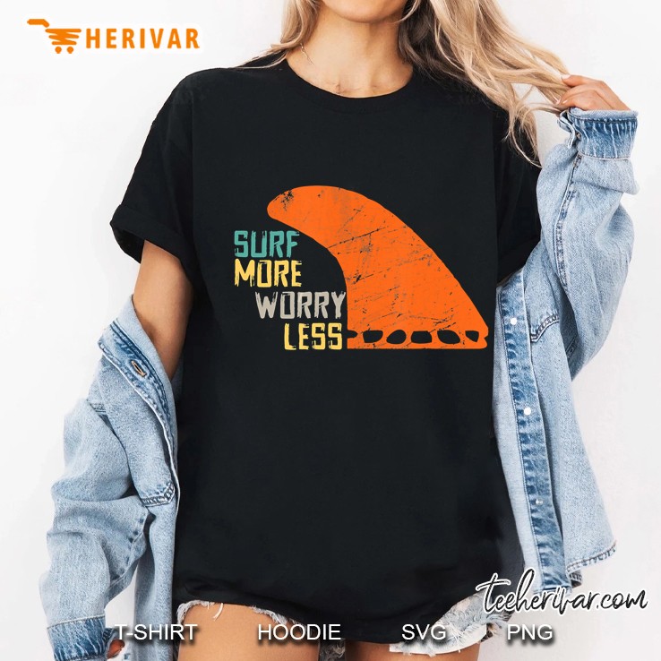 Surf More Worry Less Ladies Tee