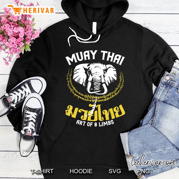 Muay Thai Art Of 8 Limbs Thai Boxing Hoodie