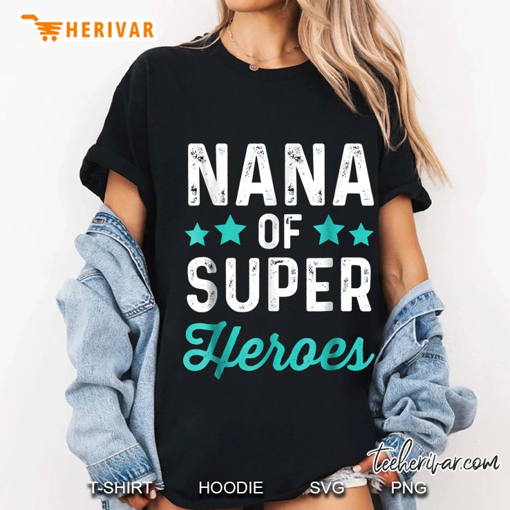 Nana Of Super Heroes Ladies Tee