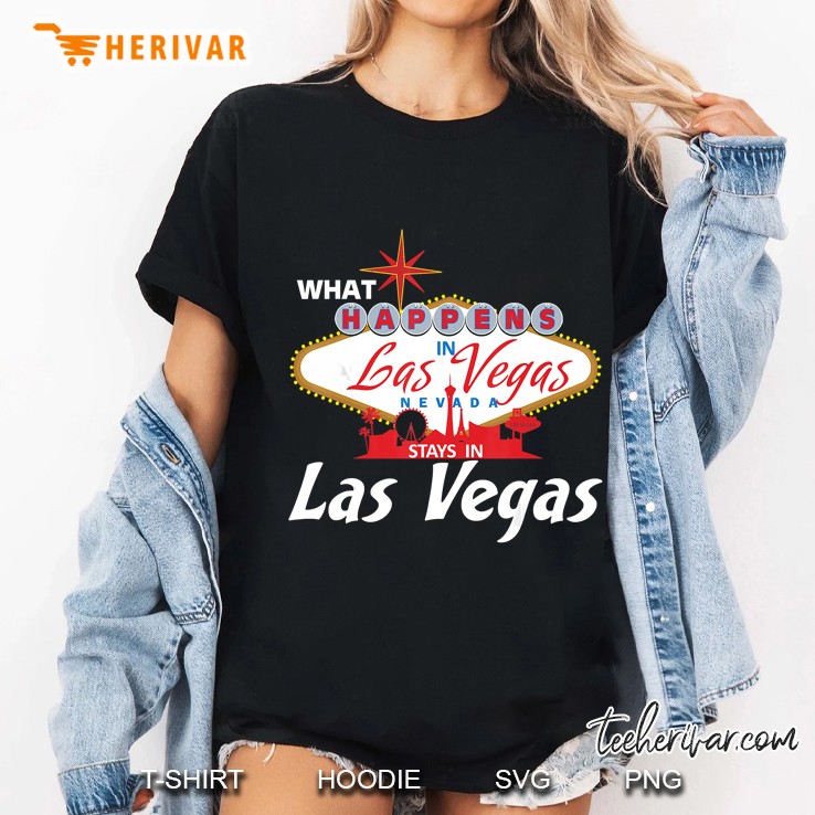 What Happens In Las Vegas Nevada Ladies Tee