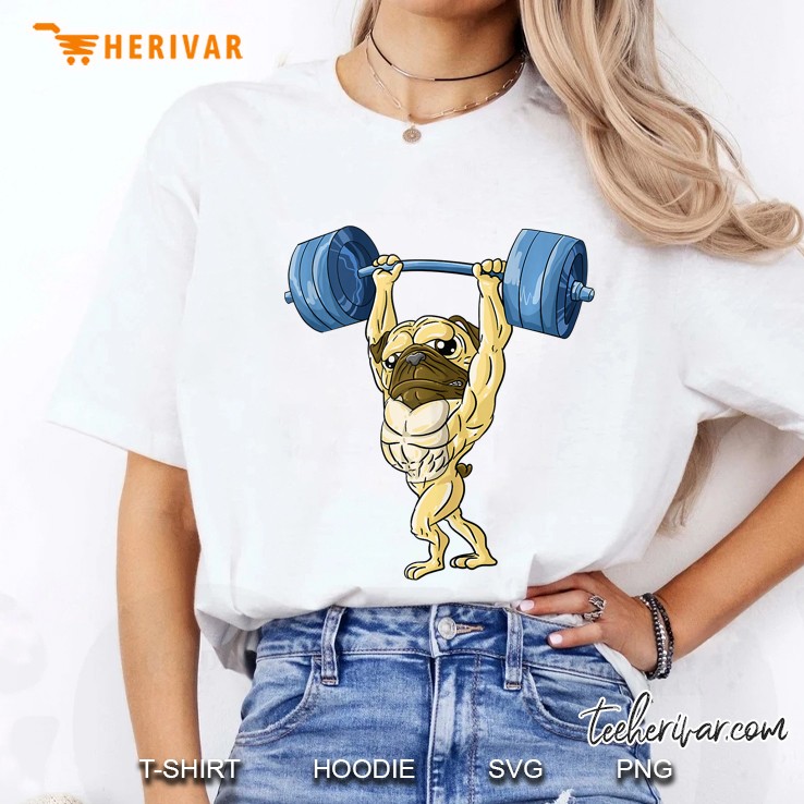 Pug Weightlifting Ladies Tee