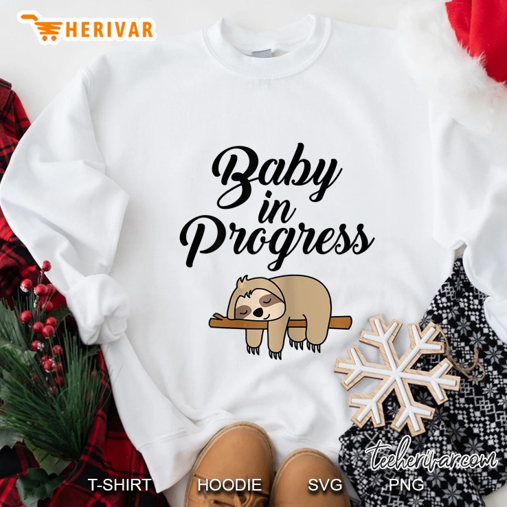 Baby In Progress Sloth Version Sweatshirt