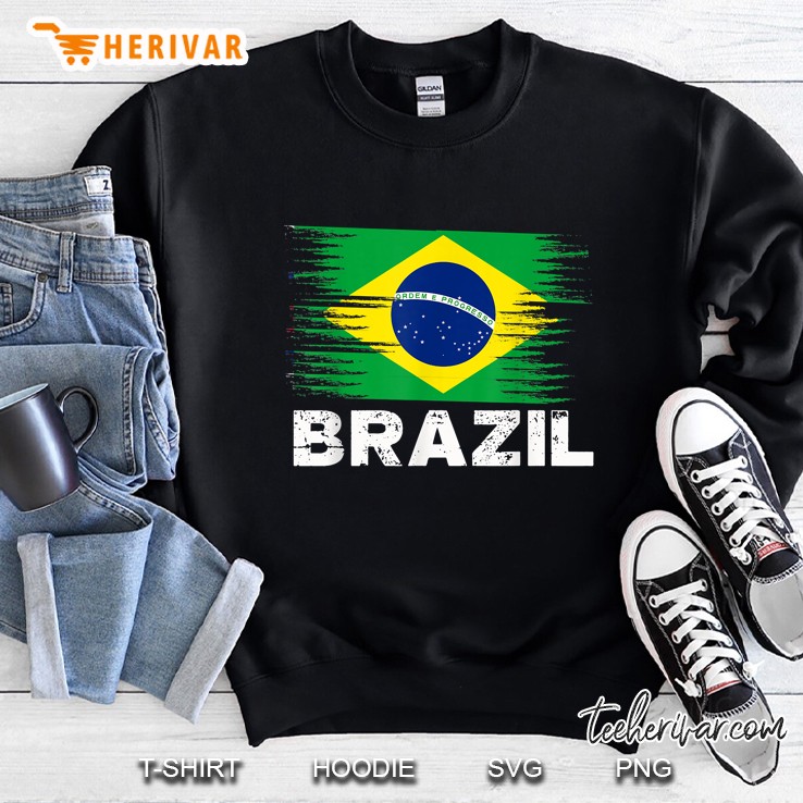 Brazil Brazilian Flag Sweatshirt