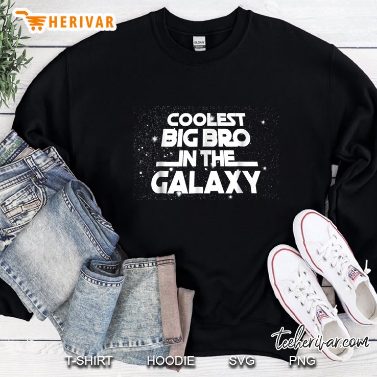 Coolest Big Bro In Galaxy Sweatshirt