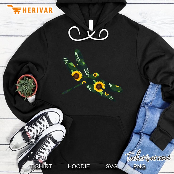 Dragonfly Sunflower Hoodie