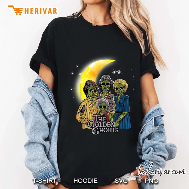 Funny The Golden Ghouls Ladies Tee