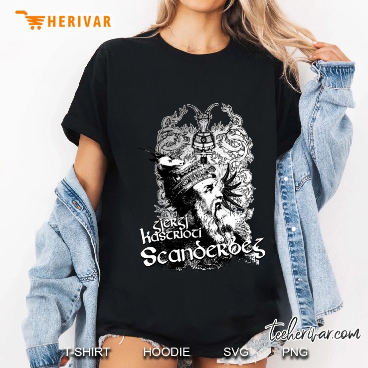 Gjergj Kastrioti Scanderbeg Albanian Hero Ladies Tee
