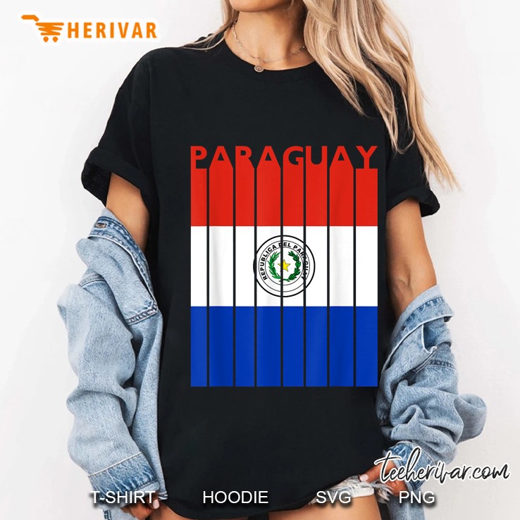 Paraguay Paraguayan Flag Version Ladies Tee