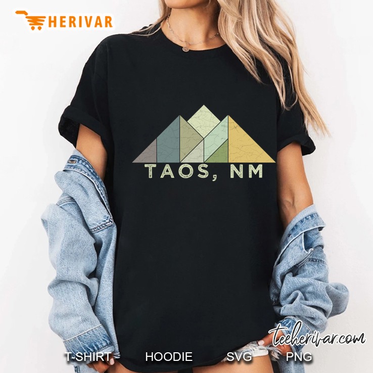 Taos Nm Vintage Mountain Version Ladies Tee