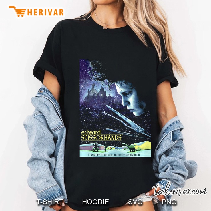 Edward Scissorhands Poster Ladies Tee