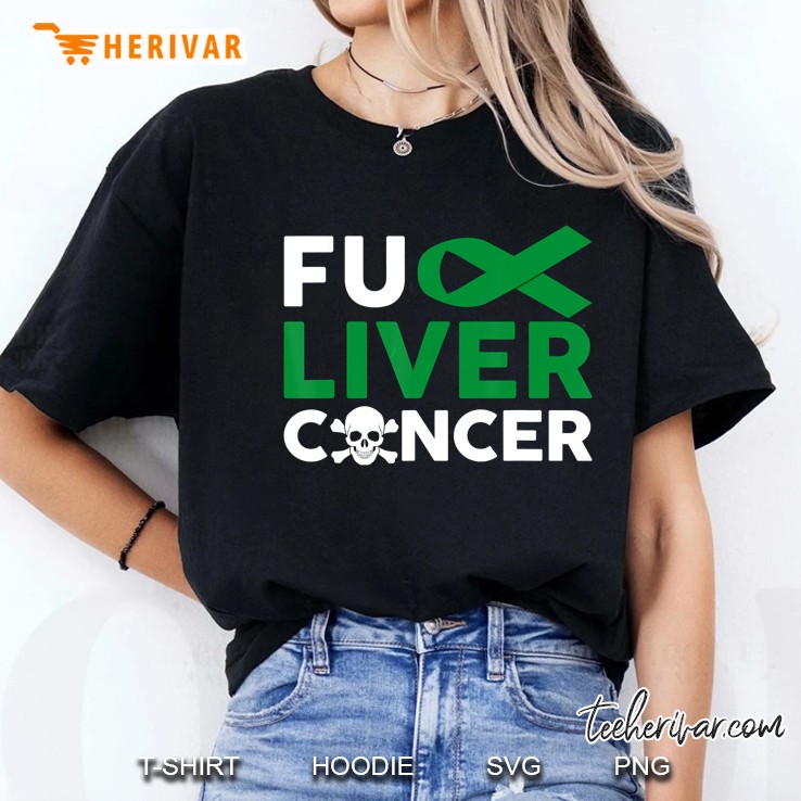 Fuck Liver Cancer Green Ribbon Version Ladies Tee